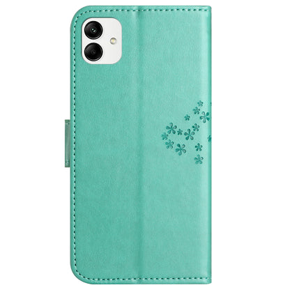 For Motorola Moto G54 5G Cover Owl Tree Imprinted PU Leather Wallet Phone Case