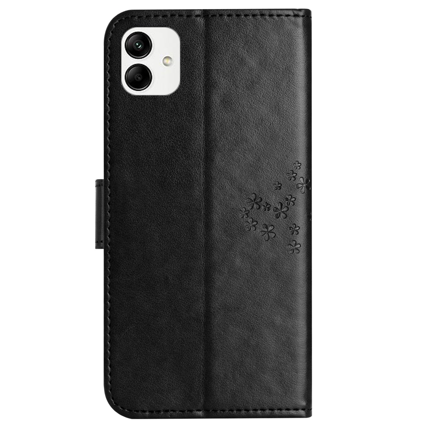 For Motorola Moto G54 5G Cover Owl Tree Imprinted PU Leather Wallet Phone Case
