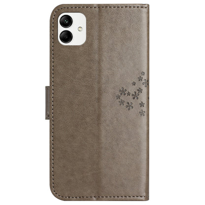 For Motorola Moto G54 5G Cover Owl Tree Imprinted PU Leather Wallet Phone Case