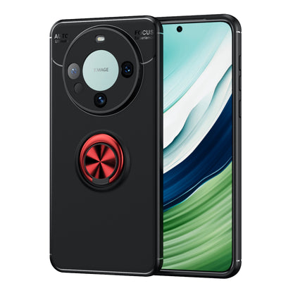 For Huawei Mate 60 Case Ring Kickstand Anti-drop TPU Phone Cover