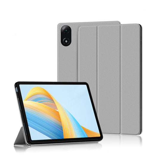 For Honor Pad V8 Pro 12.1-inch Tri-fold Stand Folio Tablet Case Protective Cover PU Leather Tablet Cover