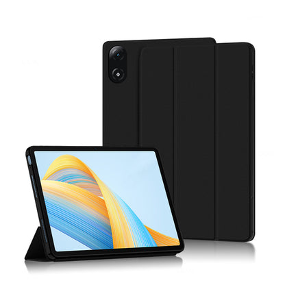 For Honor Pad V8 Pro 12.1-inch Tri-fold Stand Folio Tablet Case Protective Cover PU Leather Tablet Cover