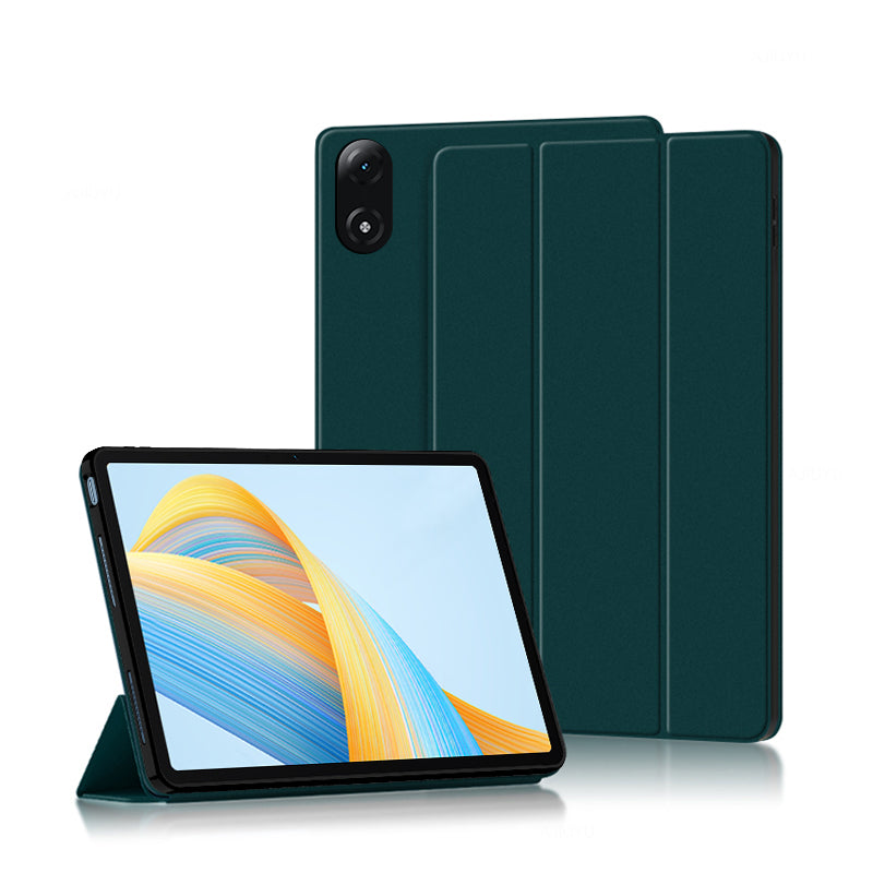For Honor Pad V8 Pro 12.1-inch Tri-fold Stand Folio Tablet Case Protective Cover PU Leather Tablet Cover