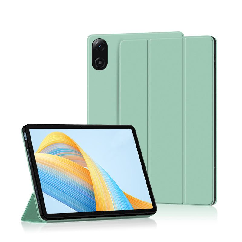 For Honor Pad V8 Pro 12.1-inch Tri-fold Stand Folio Tablet Case Protective Cover PU Leather Tablet Cover