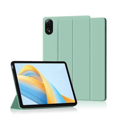 For Honor Pad V8 Pro 12.1-inch Tri-fold Stand Folio Tablet Case Protective Cover PU Leather Tablet Cover