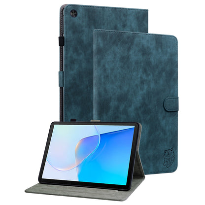 For Huawei MatePad SE 10.4 inch Imprinted Cute Tiger Pattern PU Leather Stand Case Card Holder Design Flip Tablet Cover