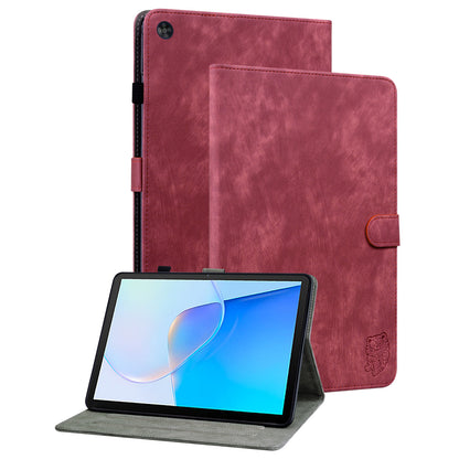 For Huawei MatePad SE 10.4 inch Imprinted Cute Tiger Pattern PU Leather Stand Case Card Holder Design Flip Tablet Cover