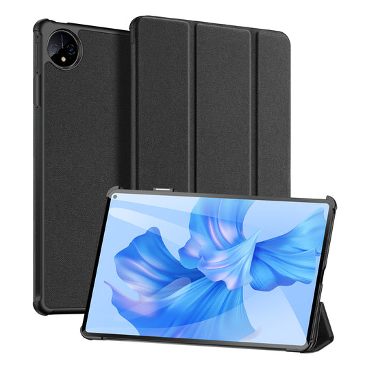 DUX DUCIS Domo Series For Huawei MatePad Pro 11 (2022) PU Leather Protective Tablet Cover Trifold Stand Anti-drop Scratch-resistant Folio Flip Tablet Case