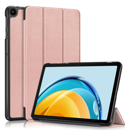 For Huawei MatePad SE 10.4-inch PU Leather Tablet Case Tri-fold Stand Anti-drop Tablet Cover
