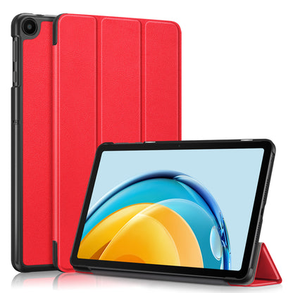 For Huawei MatePad SE 10.4-inch PU Leather Tablet Case Tri-fold Stand Anti-drop Tablet Cover