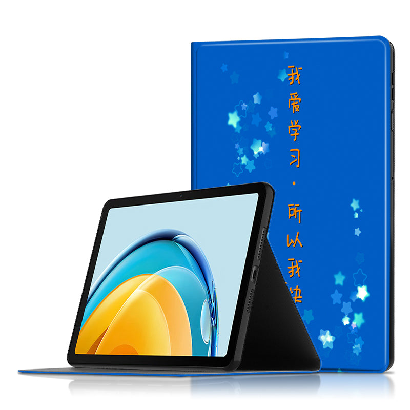 For Huawei MatePad SE 10.4-inch PU Leather Tablet Cover Pattern Printing Stand Tablet Case