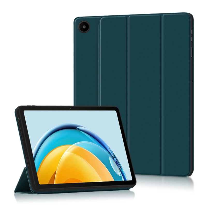For Huawei MatePad SE 10.4-inch Tri-fold Stand Tablet Case PU Leather Protective Tablet Cover