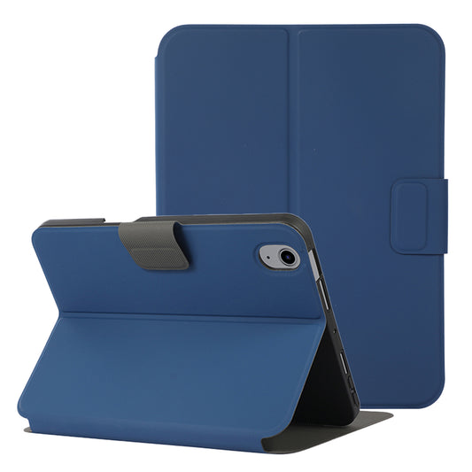 For iPad 10.9 (2022) PU Leather Stand Cover Auto Wake / Sleep Protective Shell with Pen Slot