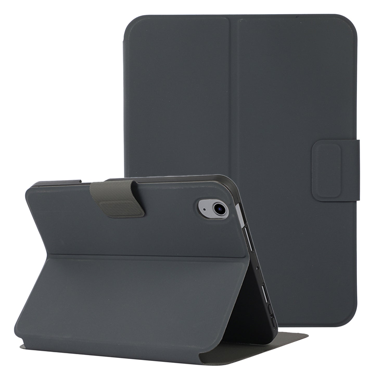 For iPad 10.9 (2022) PU Leather Stand Cover Auto Wake / Sleep Protective Shell with Pen Slot