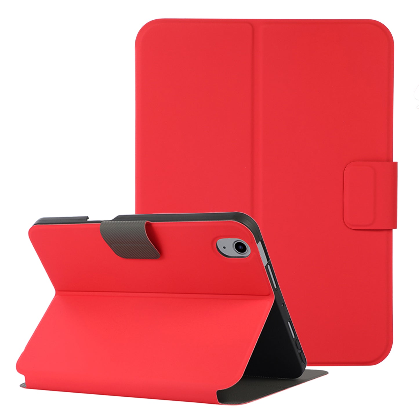 For iPad 10.9 (2022) PU Leather Stand Cover Auto Wake / Sleep Protective Shell with Pen Slot