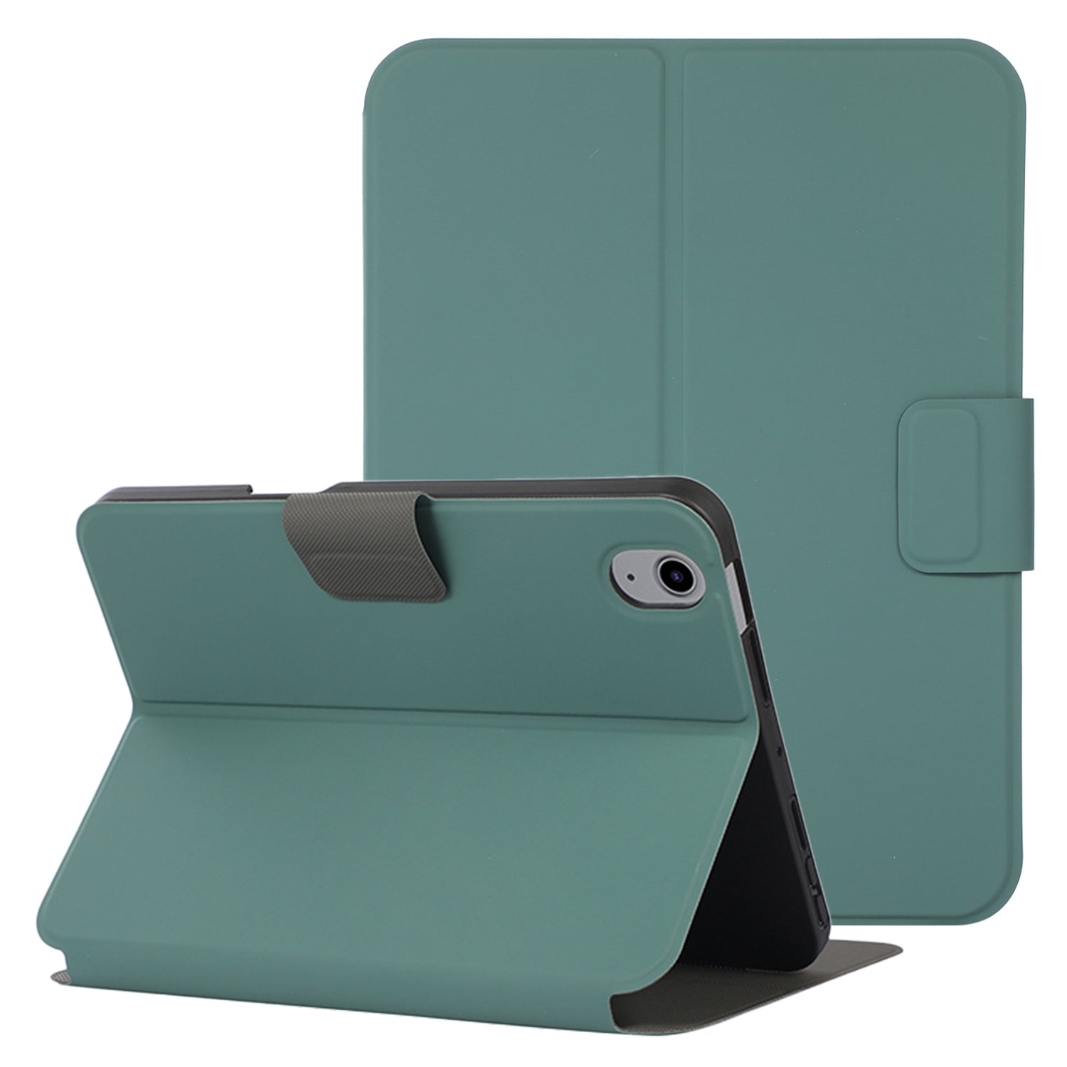 For iPad 10.9 (2022) PU Leather Stand Cover Auto Wake / Sleep Protective Shell with Pen Slot