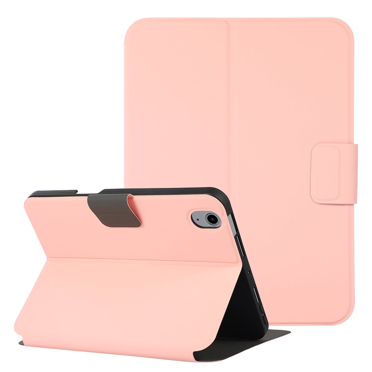 For iPad 10.9 (2022) PU Leather Stand Cover Auto Wake / Sleep Protective Shell with Pen Slot