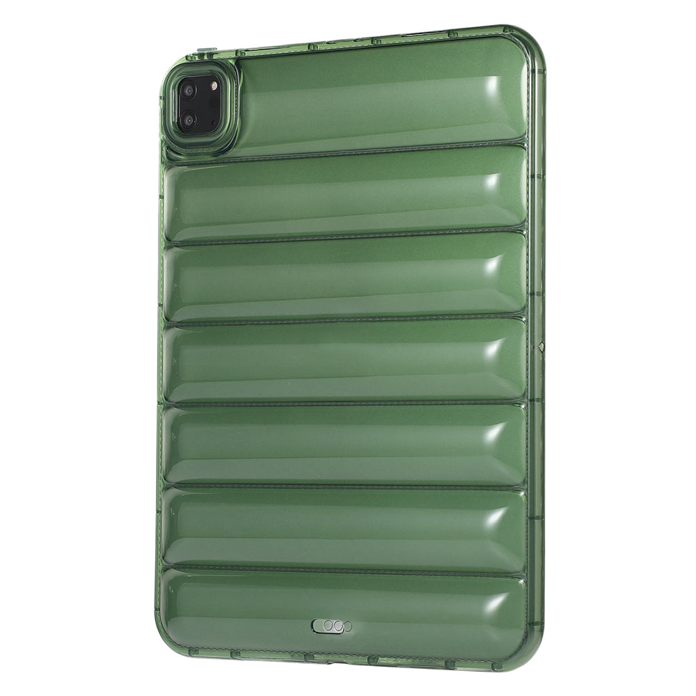 For iPad Pro 11 (2020) / (2021) / (2022) Down Jacket Design Tablet Protective Case Drop-proof TPU Back Cover