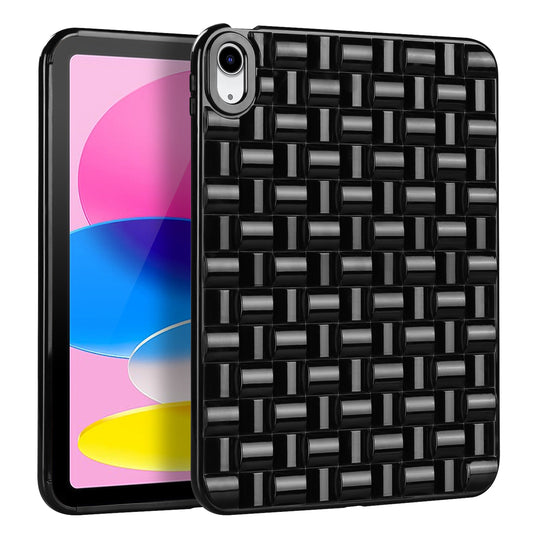 For iPad 10.9 (2022) Ice Cube Design Flexible TPU Tablet Case Anti-drop Back Cover