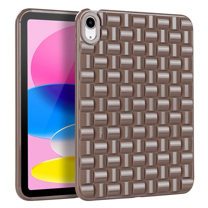 For iPad 10.9 (2022) Ice Cube Design Flexible TPU Tablet Case Anti-drop Back Cover
