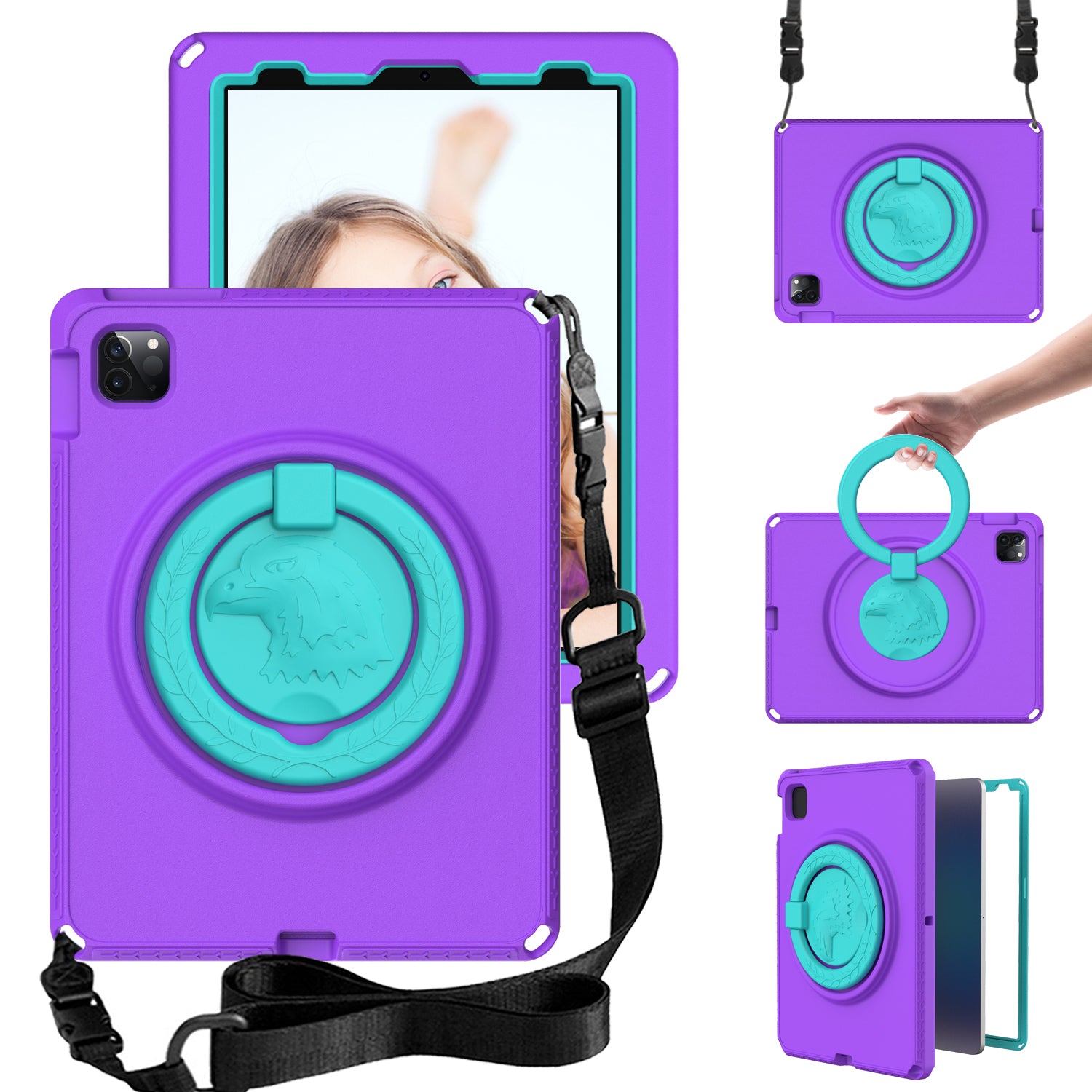 For iPad Pro 11 (2022) / (2021) / (2020) / (2018) / Air (2022) / (2020) EVA Case Protective Tablet Cover