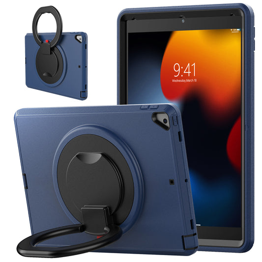 For iPad 10.2 (2021) / (2020) / (2019) Case PC + TPU Handle Grip Kickstand Tablet Protective Cover