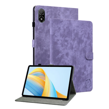 For Honor Pad V8 Pro Tablet Case PU Leather Tiger Pattern Stand Folio Protective Cover with Card Holder