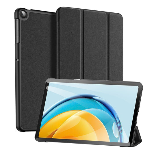DUX DUCIS Domo Series for Huawei MatePad SE 10.4-inch PU Leather Case Tri-Fold Stand Folio Flip Tablet Cover