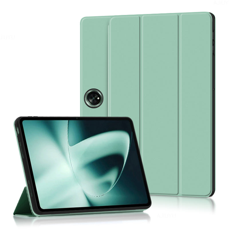 Tablet Case For OnePlus Pad Tri-fold Stand Drop-proof PU Leather Tablet Cover