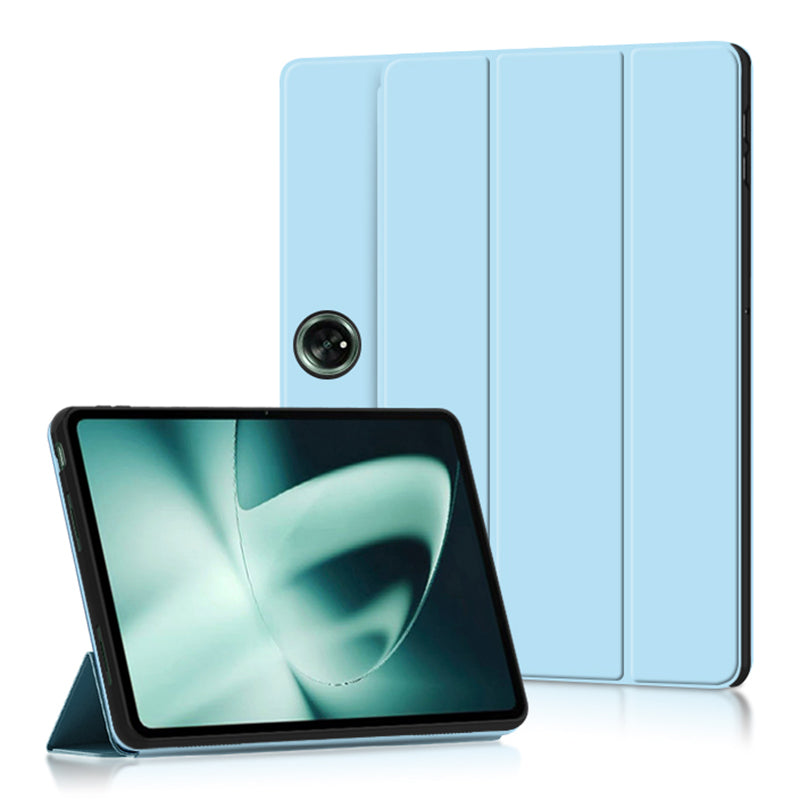 Tablet Case For OnePlus Pad Tri-fold Stand Drop-proof PU Leather Tablet Cover