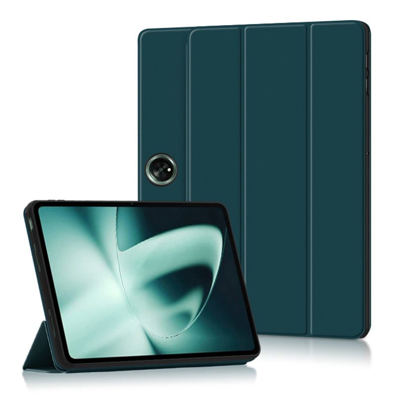 Tablet Case For OnePlus Pad Tri-fold Stand Drop-proof PU Leather Tablet Cover