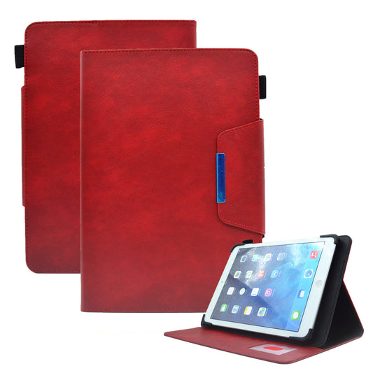 10-inch Tablet Case Business PU Leather Stand Wallet Protective Tablet Cover (Slim Lightweight Style)
