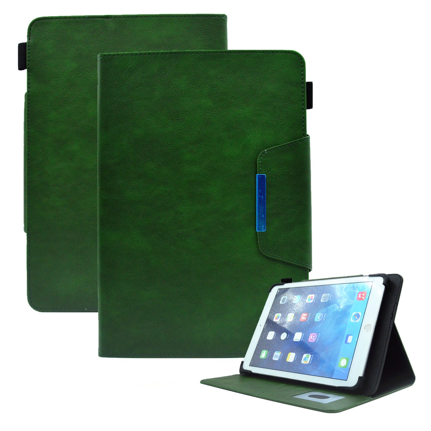 10-inch Tablet Case Business PU Leather Stand Wallet Protective Tablet Cover (Slim Lightweight Style)