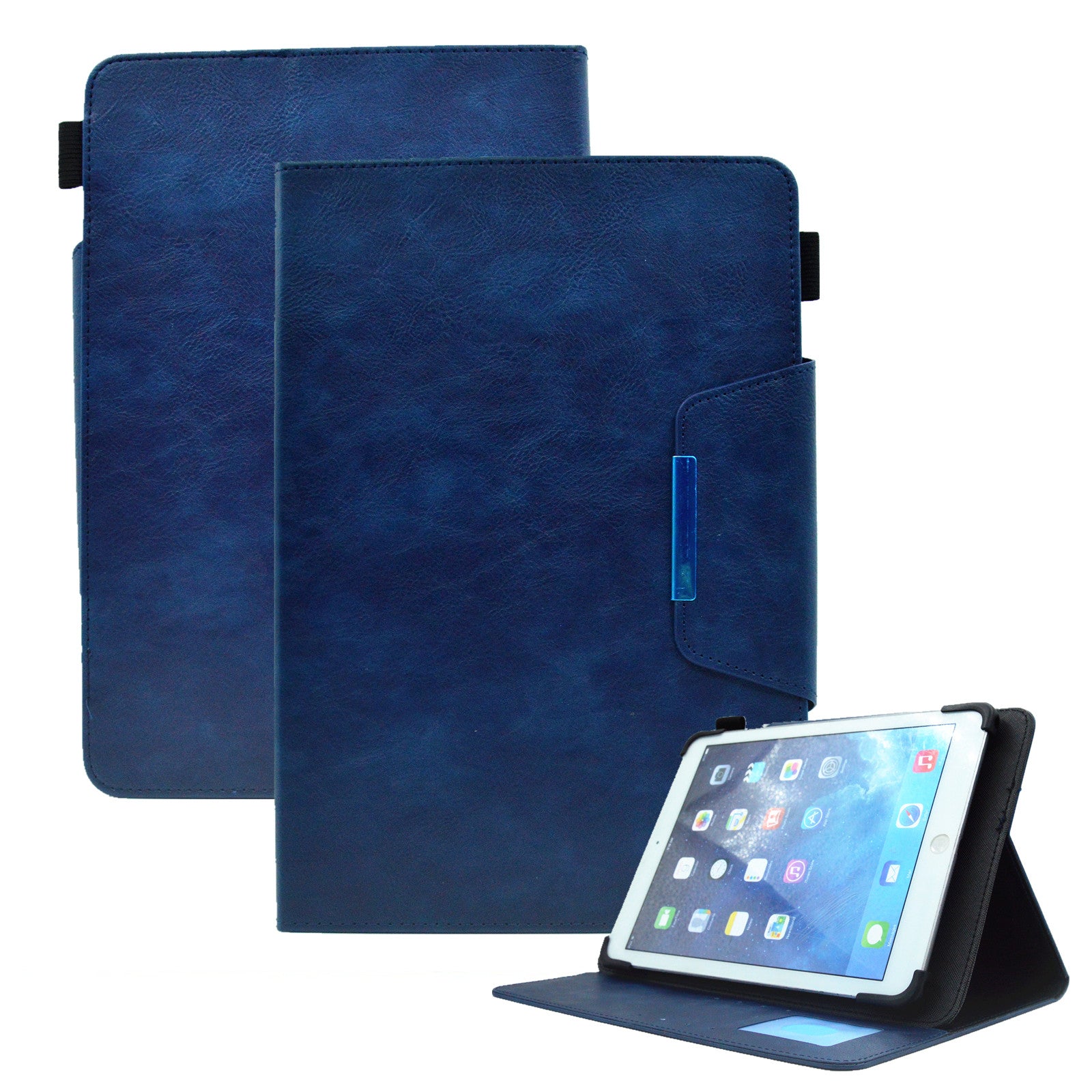 10-inch Tablet Case Business PU Leather Stand Wallet Protective Tablet Cover (Slim Lightweight Style)