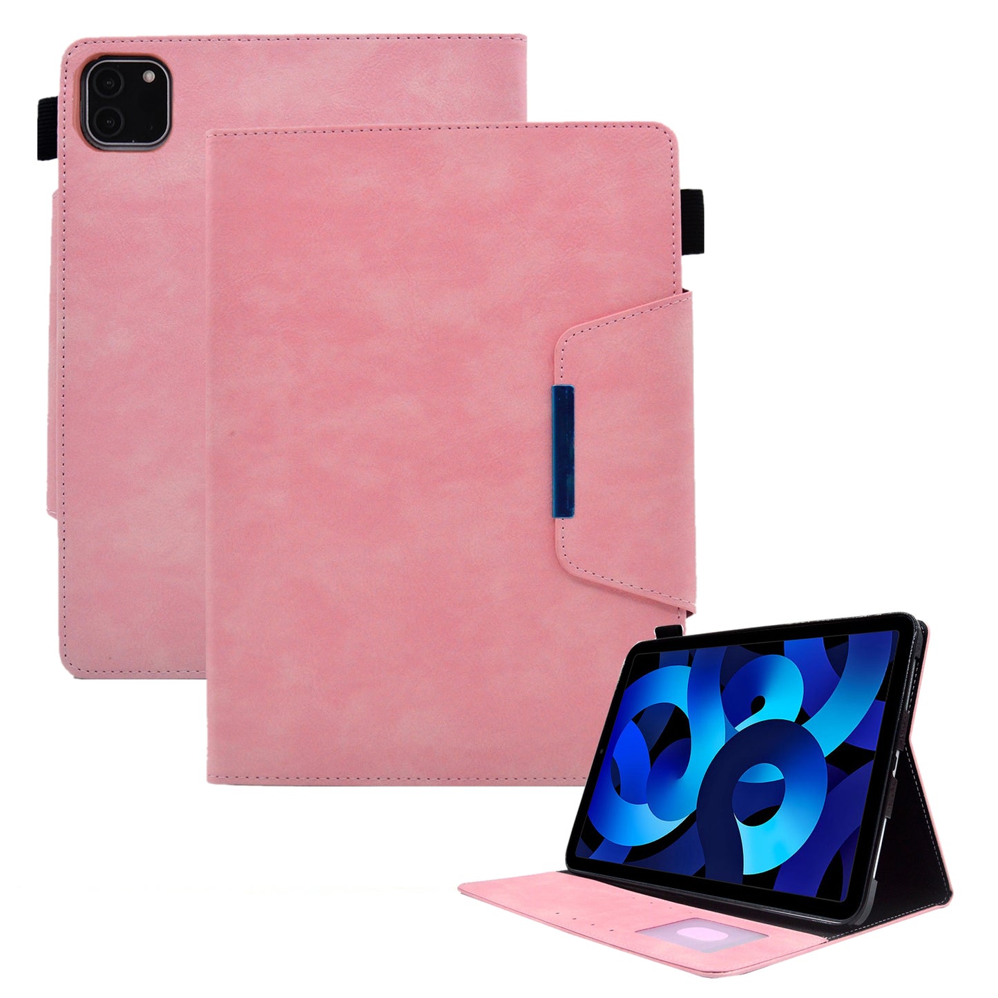 For iPad Air (2020) / (2022) / Pro 11 (2018) / (2020) / (2021) / (2022) Slim Tablet Case Wallet Stand PU Leather Tablet Cover