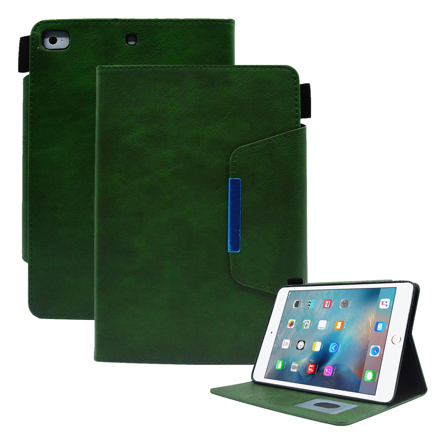 For iPad Mini / Mini 2 / 3 / 4 / (2019) 7.9 inch Wallet Stand Tablet Case Auto Wake / Sleep Leather Slim Tablet Cover