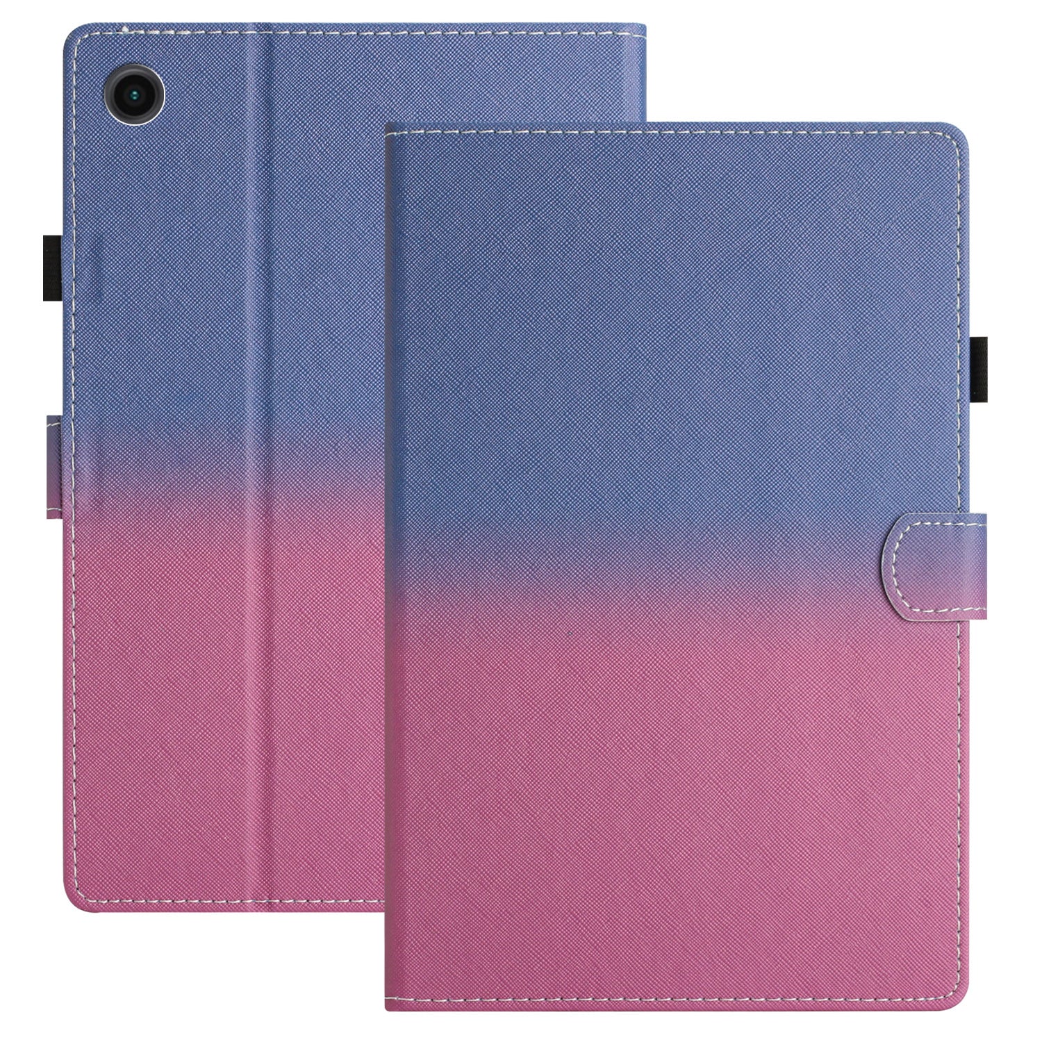 For Huawei Enjoy Tablet 2 / MatePad T 10 / T 10S / Honor Pad 6 10.1-inch / Pad X6 9.7 inch Stitching Lines Gradient Leather Tablet Stand Case