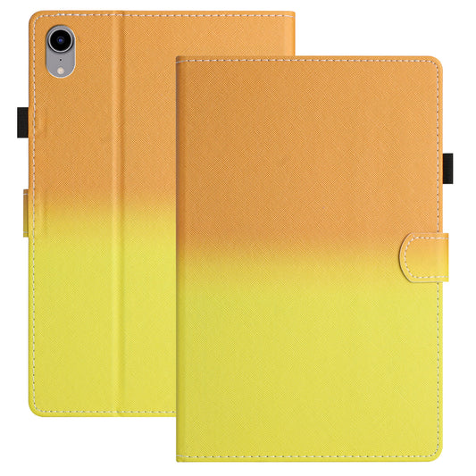 For iPad Pro 11 (2018) / (2020) / iPad Air (2020) / (2022) Gradient PU Leather Tablet Case Card Holder Stand Folio Smart Cover