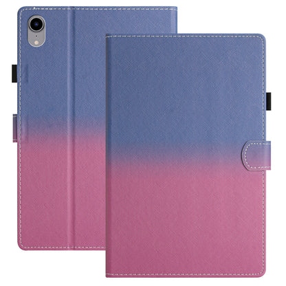 For iPad Pro 11 (2018) / (2020) / iPad Air (2020) / (2022) Gradient PU Leather Tablet Case Card Holder Stand Folio Smart Cover