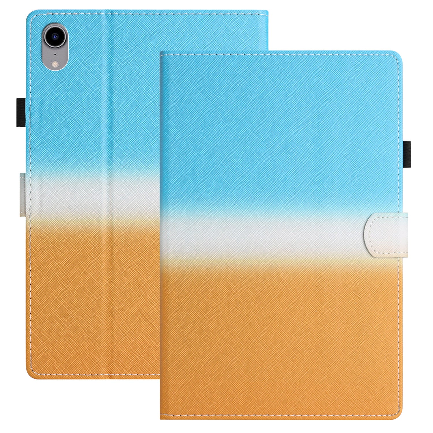 For iPad Pro 11 (2018) / (2020) / iPad Air (2020) / (2022) Gradient PU Leather Tablet Case Card Holder Stand Folio Smart Cover
