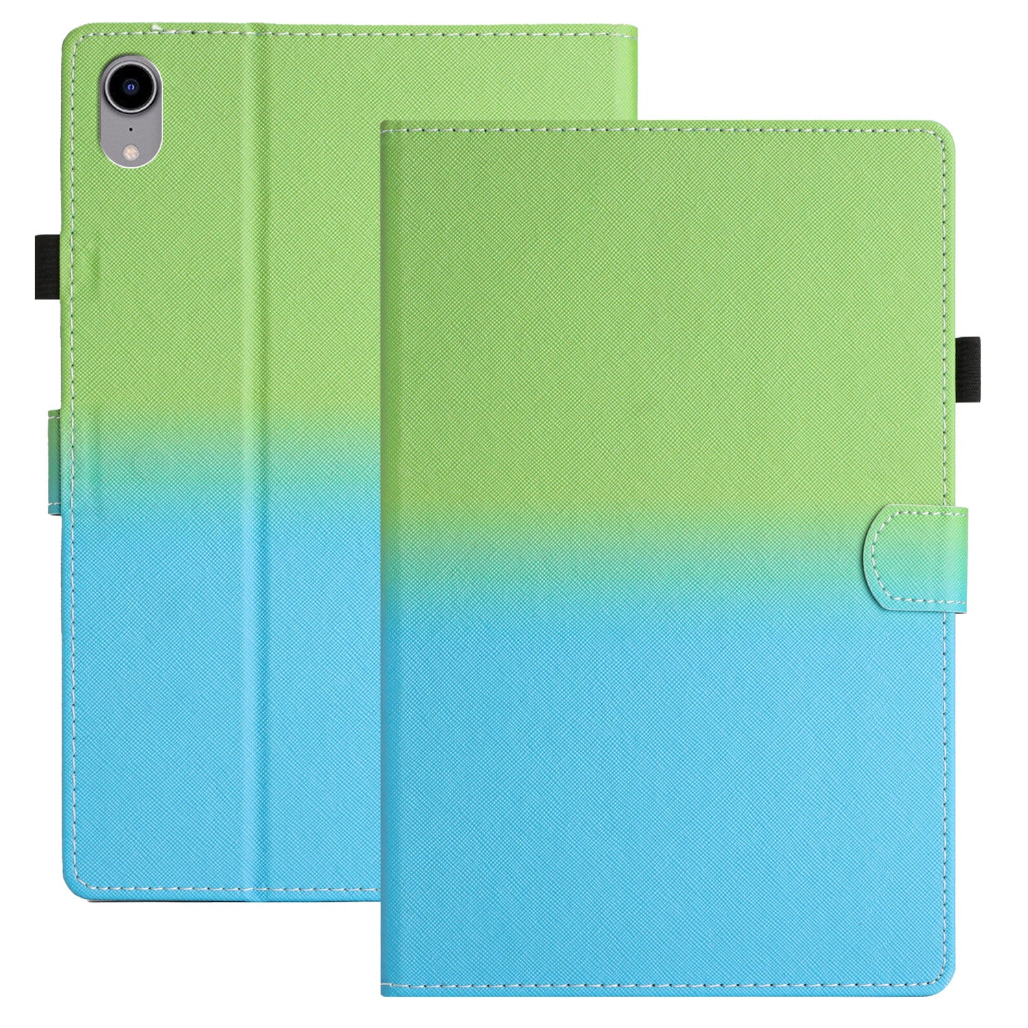 For iPad Pro 11 (2018) / (2020) / iPad Air (2020) / (2022) Gradient PU Leather Tablet Case Card Holder Stand Folio Smart Cover