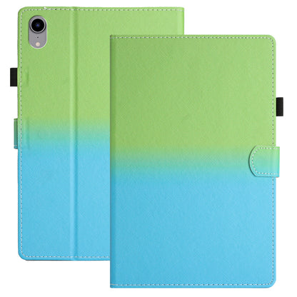 For iPad Pro 11 (2018) / (2020) / iPad Air (2020) / (2022) Gradient PU Leather Tablet Case Card Holder Stand Folio Smart Cover