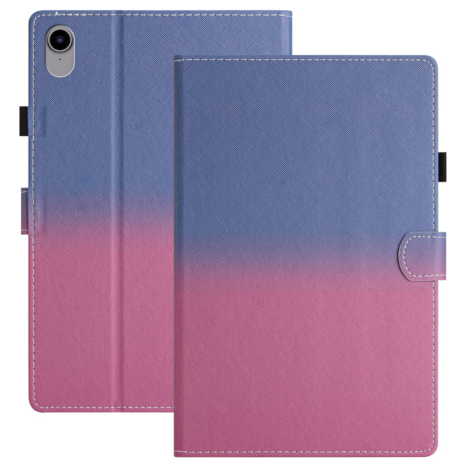 For iPad 10.9 (2022) Gradient Tablet Case PU Leather Card Holder Stand Cover with Auto Wake / Sleep