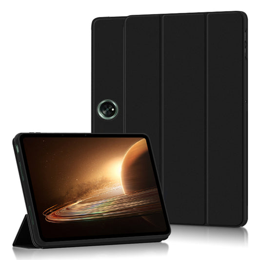 Tablet Case for Oppo Pad 2 , PU Leather + TPU Trifold Stand Protective Tablet Cover