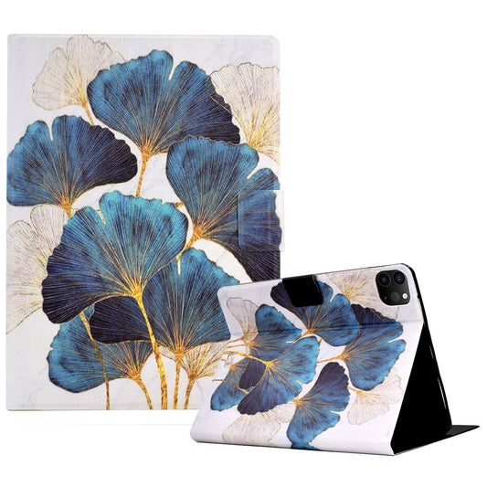 For iPad Pro 11 (2020) / (2021) / (2022) / iPad Air (2020) / (2022) PU Leather Cover Pattern Printed Tablet Case with Card Slot