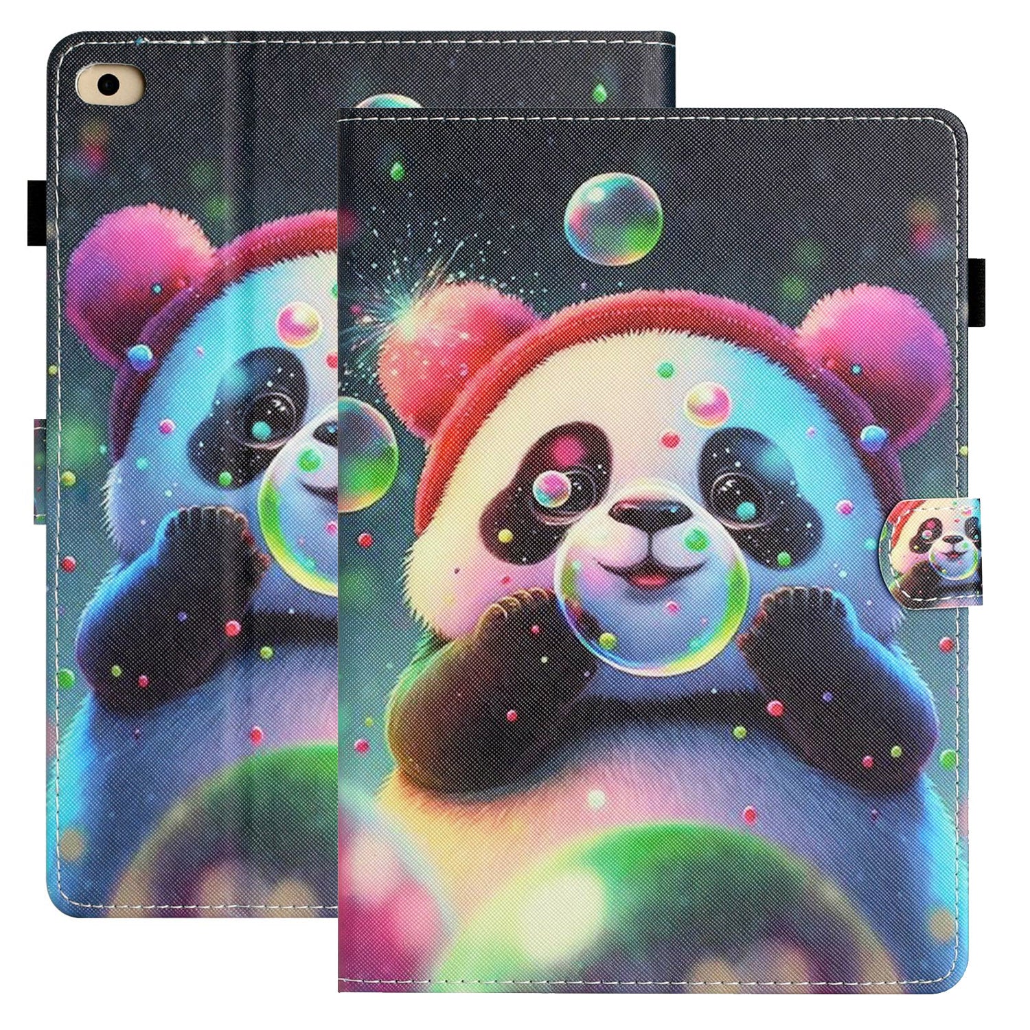 For iPad Mini / Mini 2 / 3 / 4 / 5 Shockproof Case Pattern Printing PU Leather Flip Cover with Card Slots, Pencil Holder
