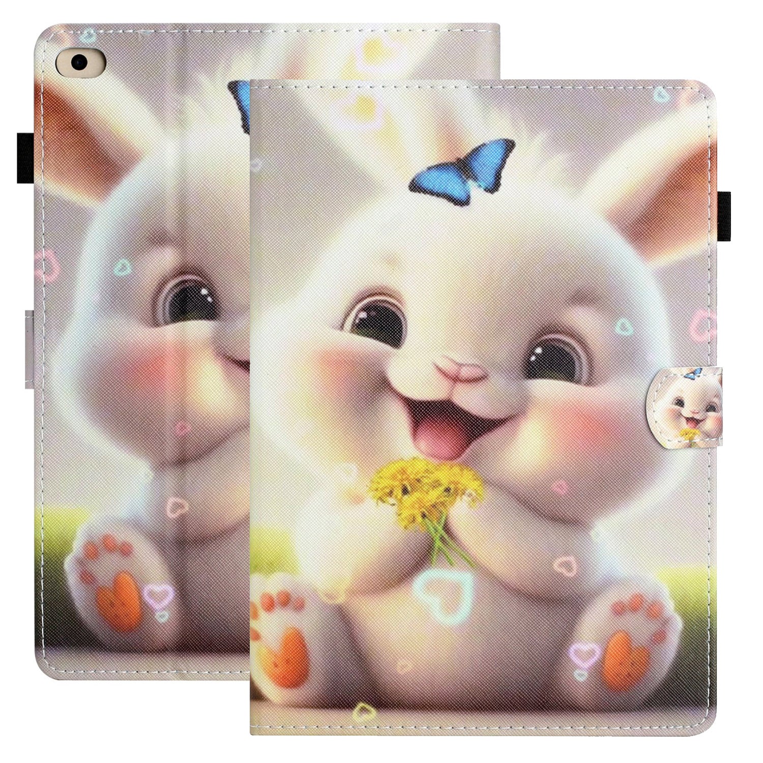 For iPad Mini / Mini 2 / 3 / 4 / 5 Shockproof Case Pattern Printing PU Leather Flip Cover with Card Slots, Pencil Holder