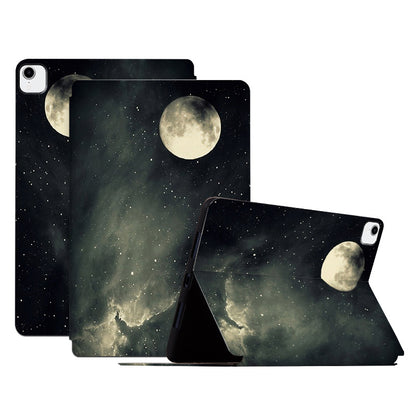 For iPad Pro 11-inch (2018) / (2020) / (2021) / (2022) PU Leather Case Anti-Drop Pattern Printing Tablet Cover with Stand