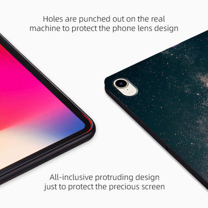 For iPad mini (2021) Protective Tablet Case with Stand Pattern Printing PU Leather Flip Cover