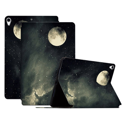 For iPad Pro 10.5-inch (2017) / Air 10.5 inch (2019) PU Leather Case with Stand Pattern Printed Shockproof Tablet Cover